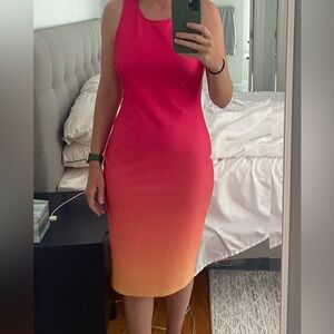 Guess ombré bodycon dress size 8